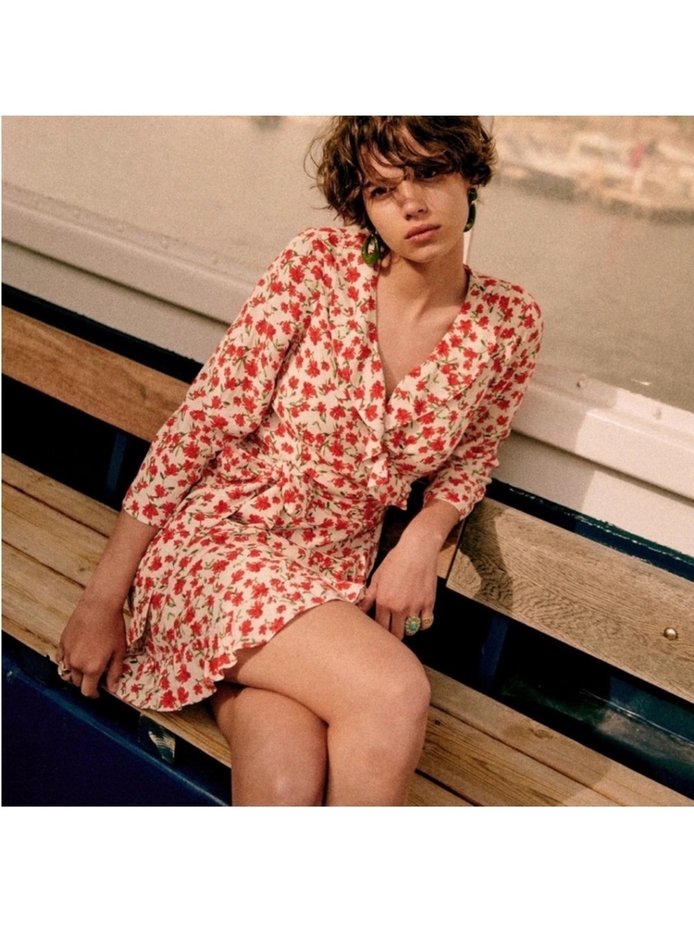 Sezane Asianne Dress - size 38